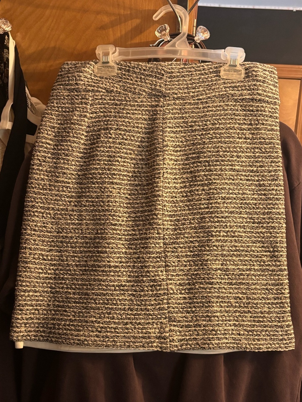 Banana Republic Black and White Tweed Mini Skirt *NWOT!*